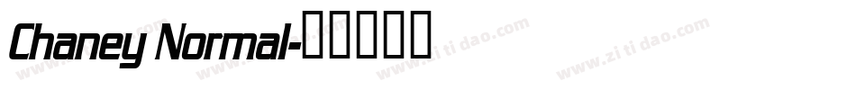 Chaney Normal字体转换